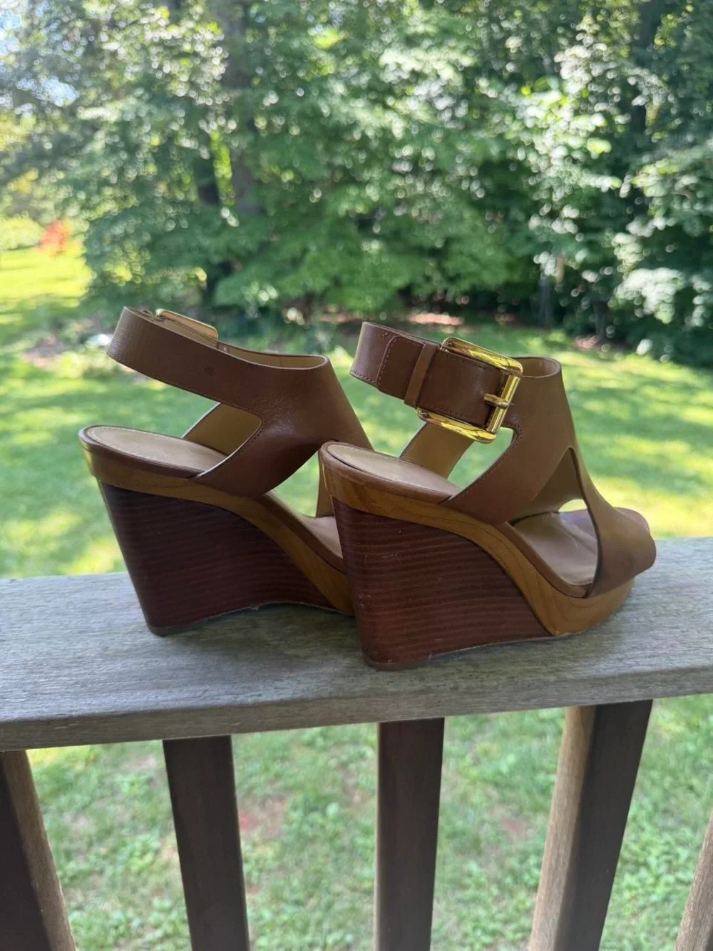 Michael Kors tan leather